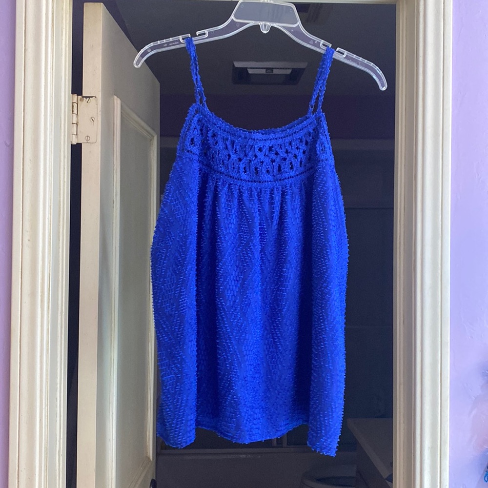 Blue tank